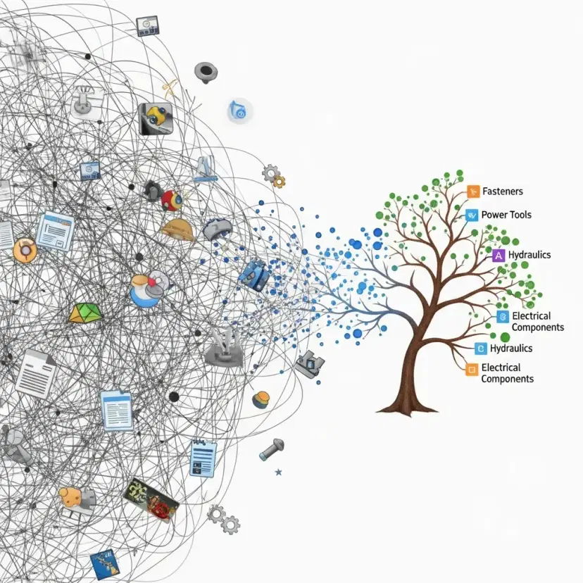 Beyond the Tree: Building an AI-Ready Taxonomy for Millions of SKUs